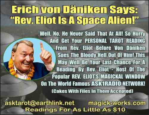 Erich von Däniken Tarot Notice copy